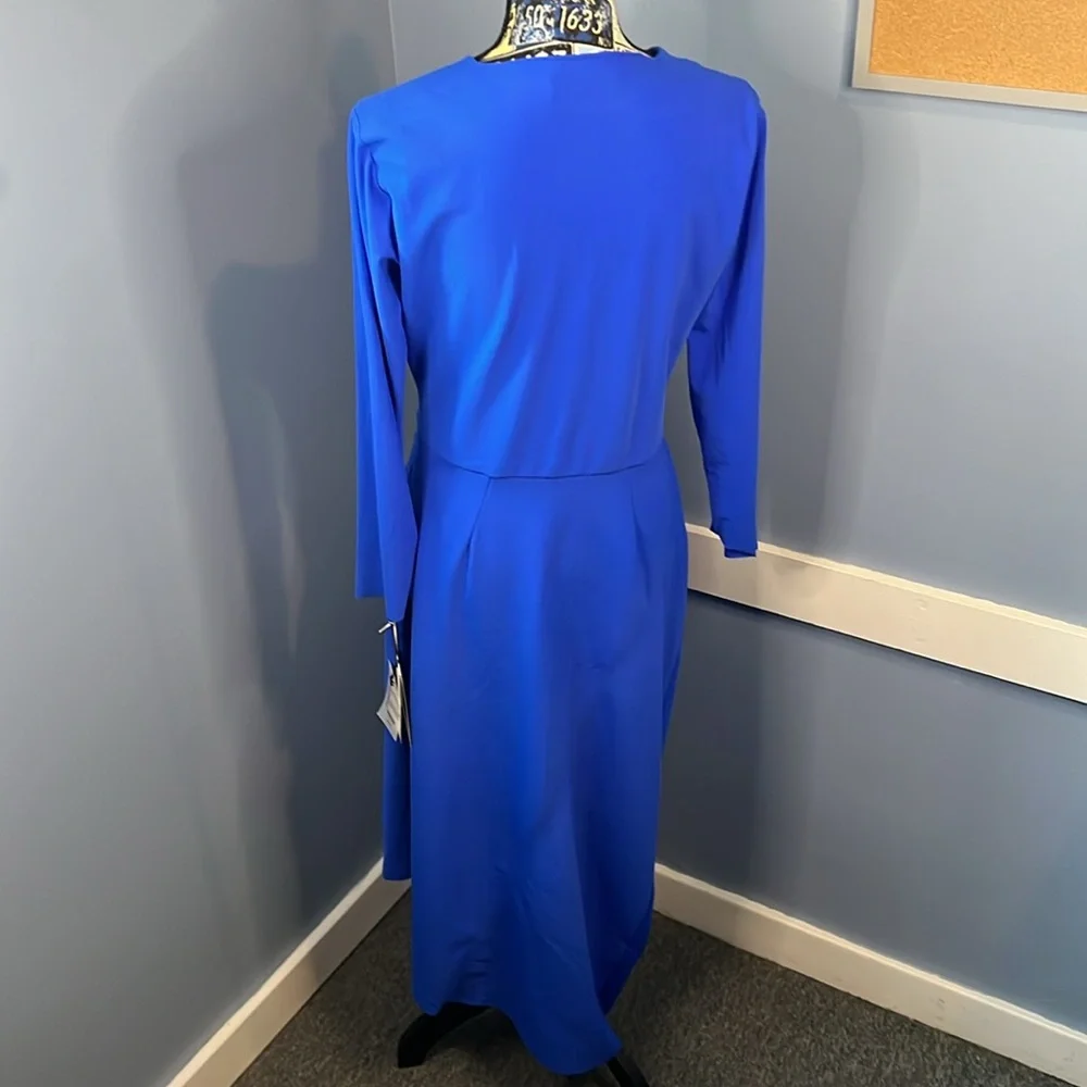 Chiara Boni  Blue Dress NWT Size 48 - Picture 8 of 12